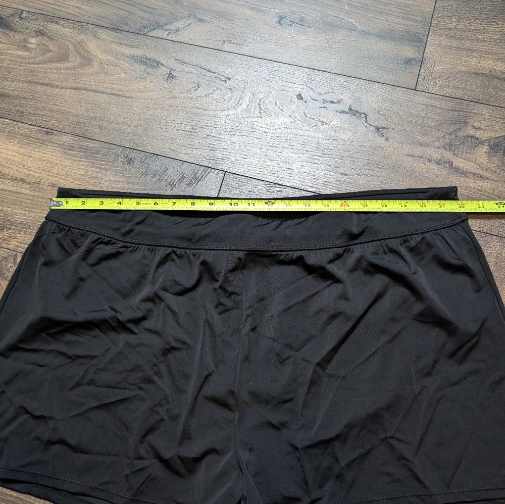 NEW Swimsuits For All Black‎ Swim Shorts Size 26
